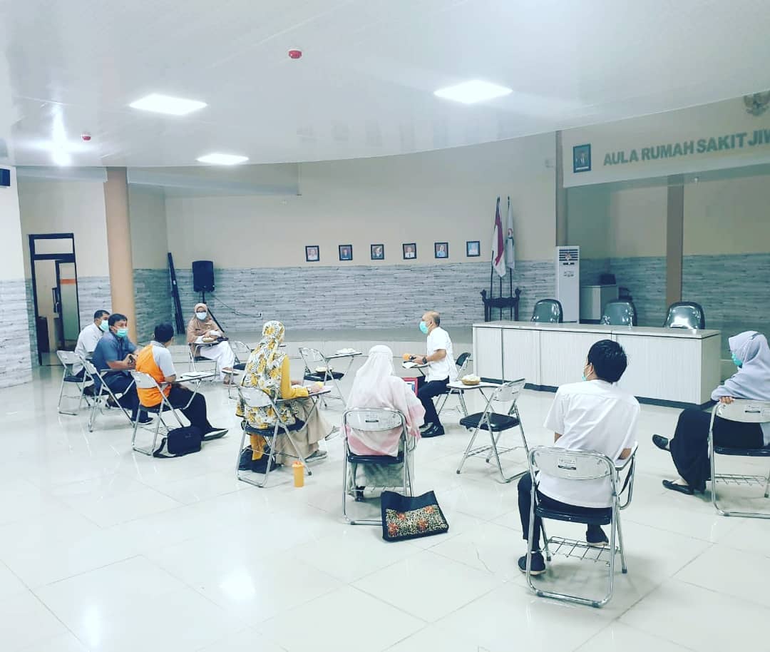 MONEV PELAYANAN PROGRAM NASIONAL, PELAYANAN RSJ MUTIARA SUKMA TERUS DI PERBAIKI.